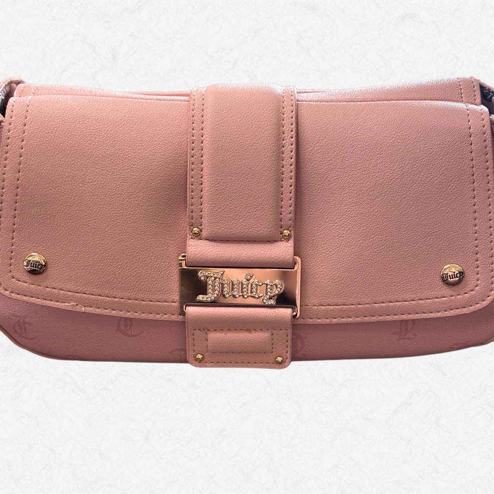 Juicy Couture Y2CUTE Flap Pink Diamond Shoulder Bag NWT 💕✨ - Picture 4 of 8